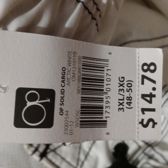 Men's OP Solid Cargo sz 3XL /3XG(48-50) - Picture 4 of 4